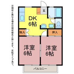 サンコーファミールの物件間取画像